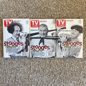 TV Guide The Three Stooges Collector’s Covers